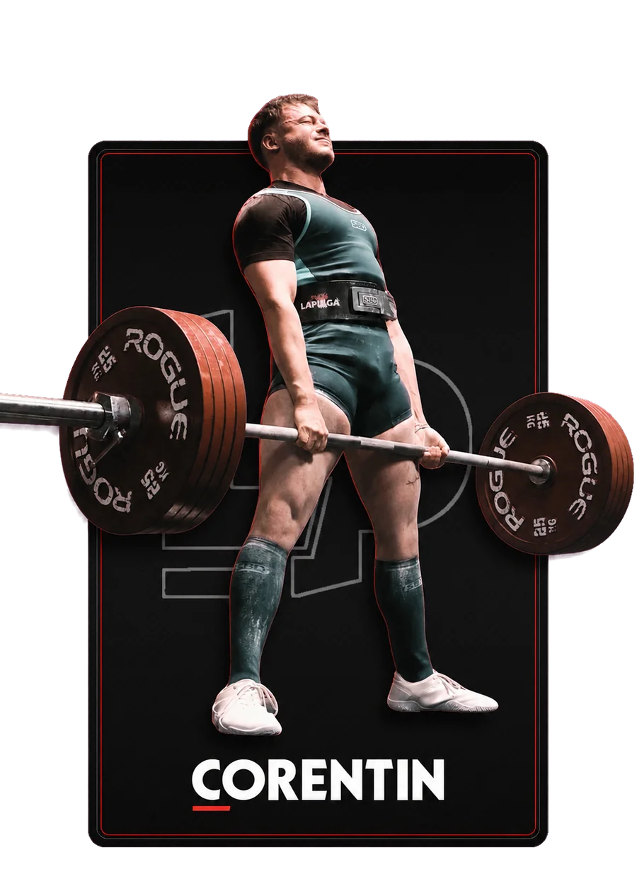 Corentin, Open 66 kg : +37,5 kg sur le total en 5 mois avec le coaching LaPulgaArmy