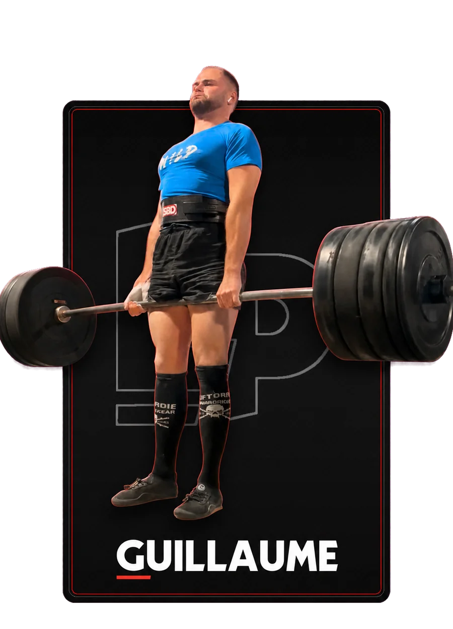 Guillaume, Open 83 kg : +45 kg sur le total en 5 mois avec le coaching LaPulgaArmy