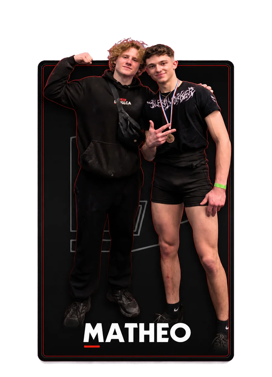 Matheo, Junior 66 kg : +75 kg sur le total en 5 mois avec le coaching LaPulgaArmy
